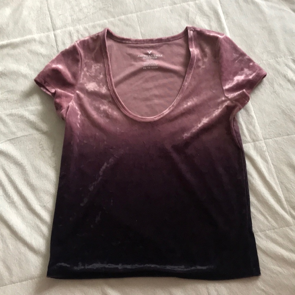 American Eagle Velvet Crop Top NWOT
